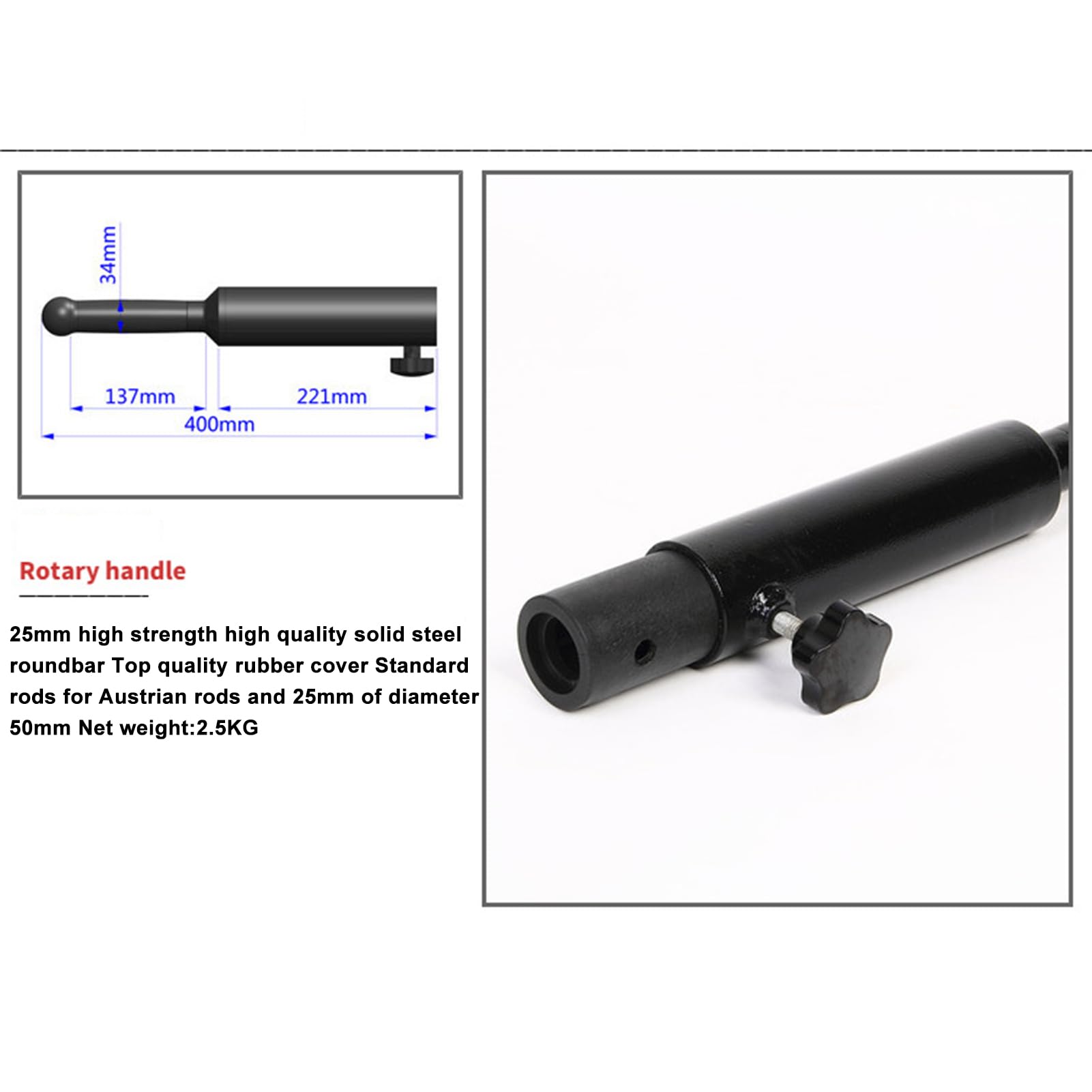 IBOWZ Viking Press Landmine Handle, Attacco Landmine a Barra Dritta per bilanciere Olimpico da 2 Pollici, Squat con stacco da Terra, rematore con Braccio Singolo, Allenamento di pressatura