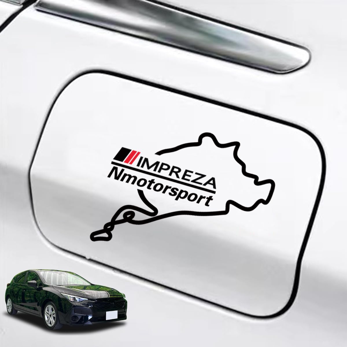 Amazon.co.jp: 【インプレッサ】 iMPREZA 給油口カバー ステッカー