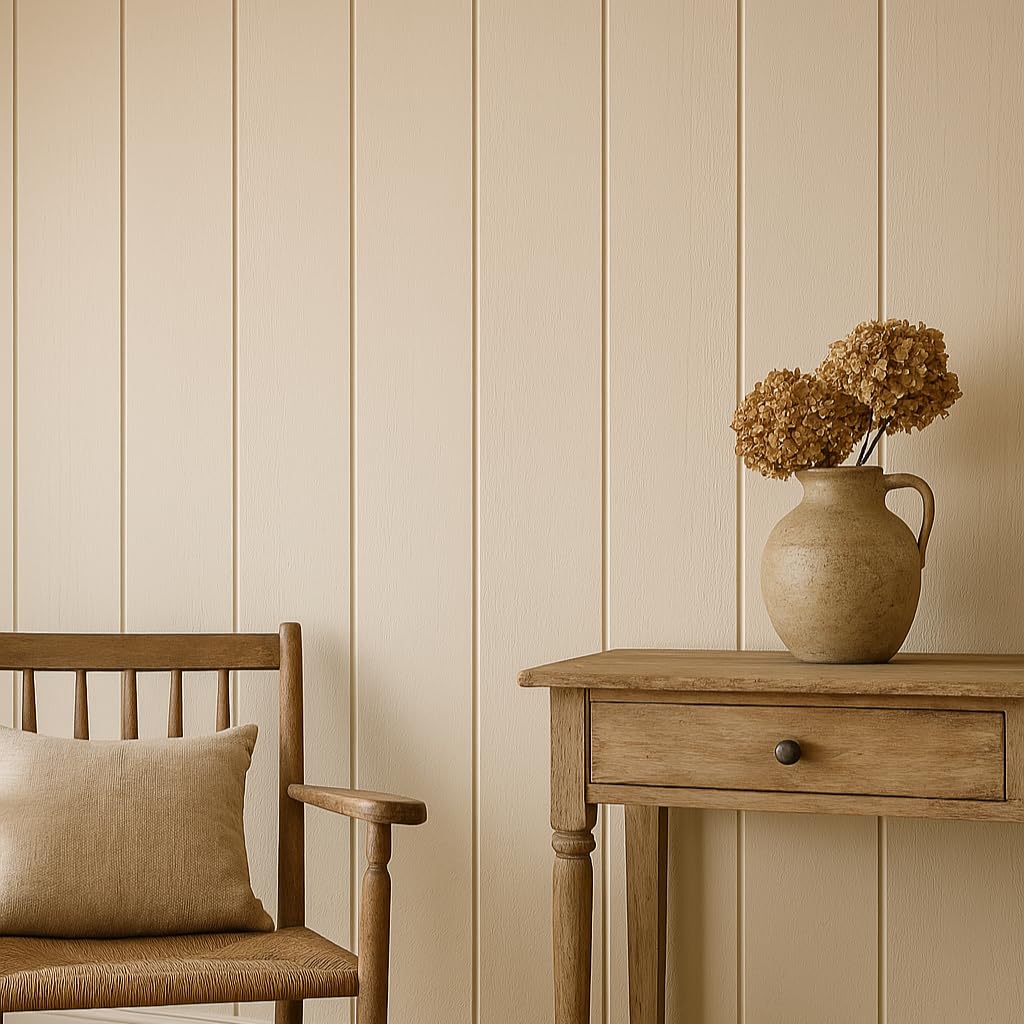 Panels By Sofia Paintable Wide Tongue & Groove Wall Panel Single - 600X2400x12mm