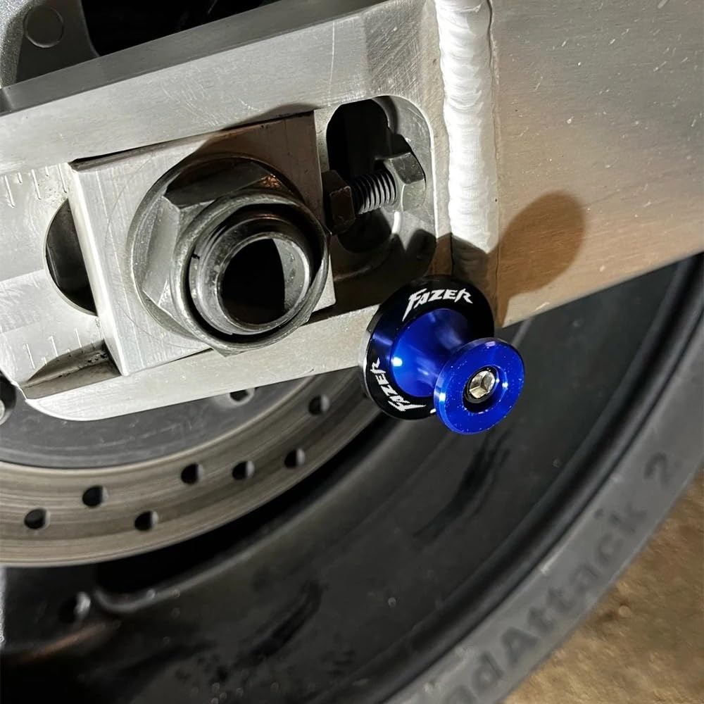 Curseurs De Bras Oscillant M6 Pour Y&AMA&HA FZ1 FZ-1 2006-2015 FZ6 NS 2004-2016 FZ8 FZ-8 2010-2018 Fazer(Blue6