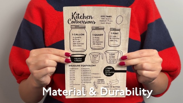 Imán Guía de Medición para Cocina 5.5x8.5 pulgadas miniatura 4