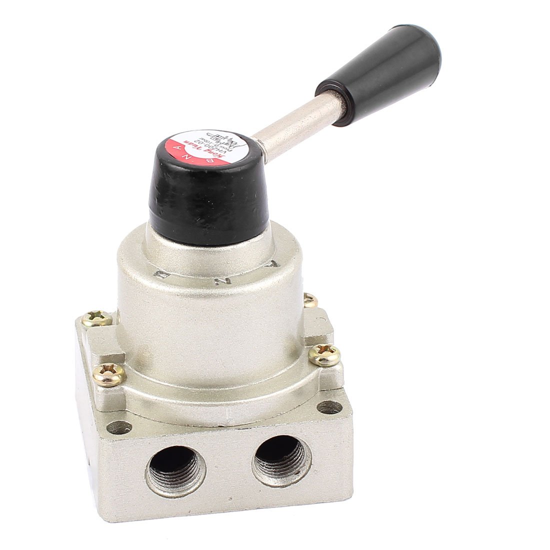 Vanne pneumatique 3 positions centre fermé distributeur manuel 1/4" PT à haute étanchéité