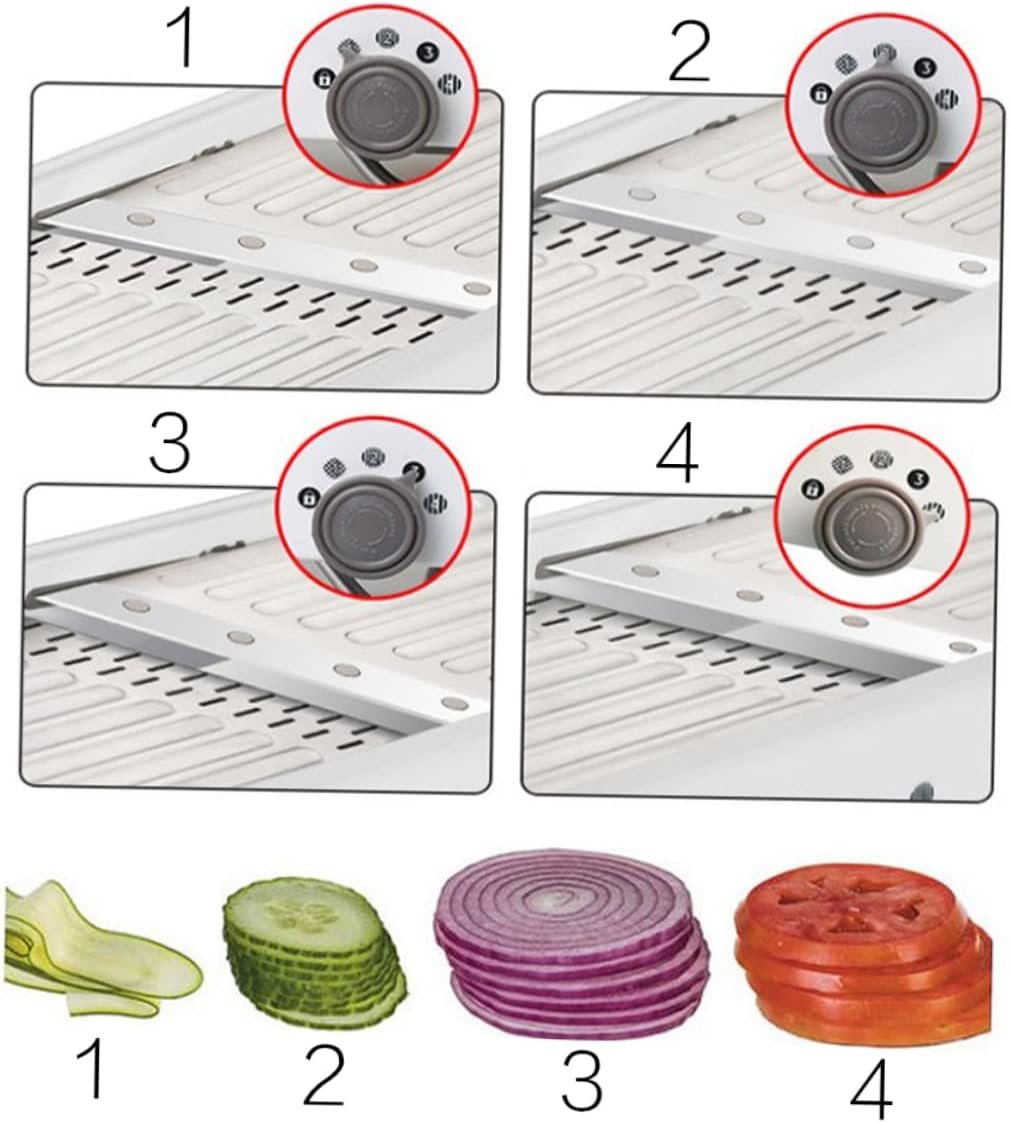 OUNONA Multi-function Vegetable Cheese Cutting Machine Food Slicer Swift Grater Steel Meat Shredder Tool French Fries Chopper Mandoline Slicer