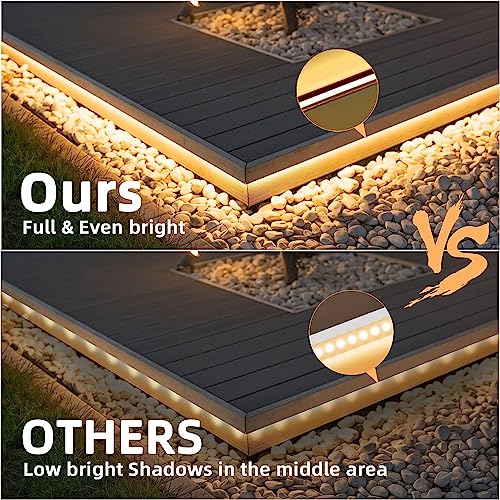 Lamomo Led Neon Lights, 24V Warm White Dimmable Led Rope Flex, 32.8Ft Waterproof Led Strip Lights, Silicone 3000K Neon Led Strip For Bedroom Indoor Home Decor (Power Adapter Included) #TOP2