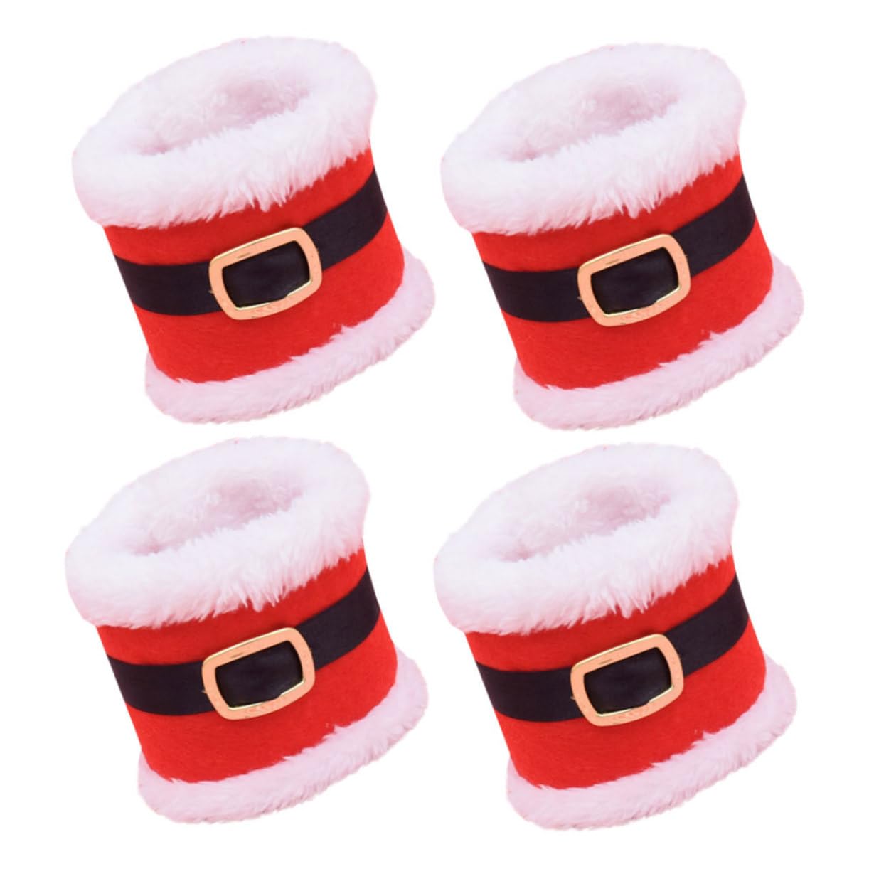 Cabilock 4 Set Portatovaglioli Natalizi Decorazione Tavola Festiva Pratici Fibbia Per Tovaglioli Per Feste Natale Per Ristoranti E Case 4 Pezzi*4