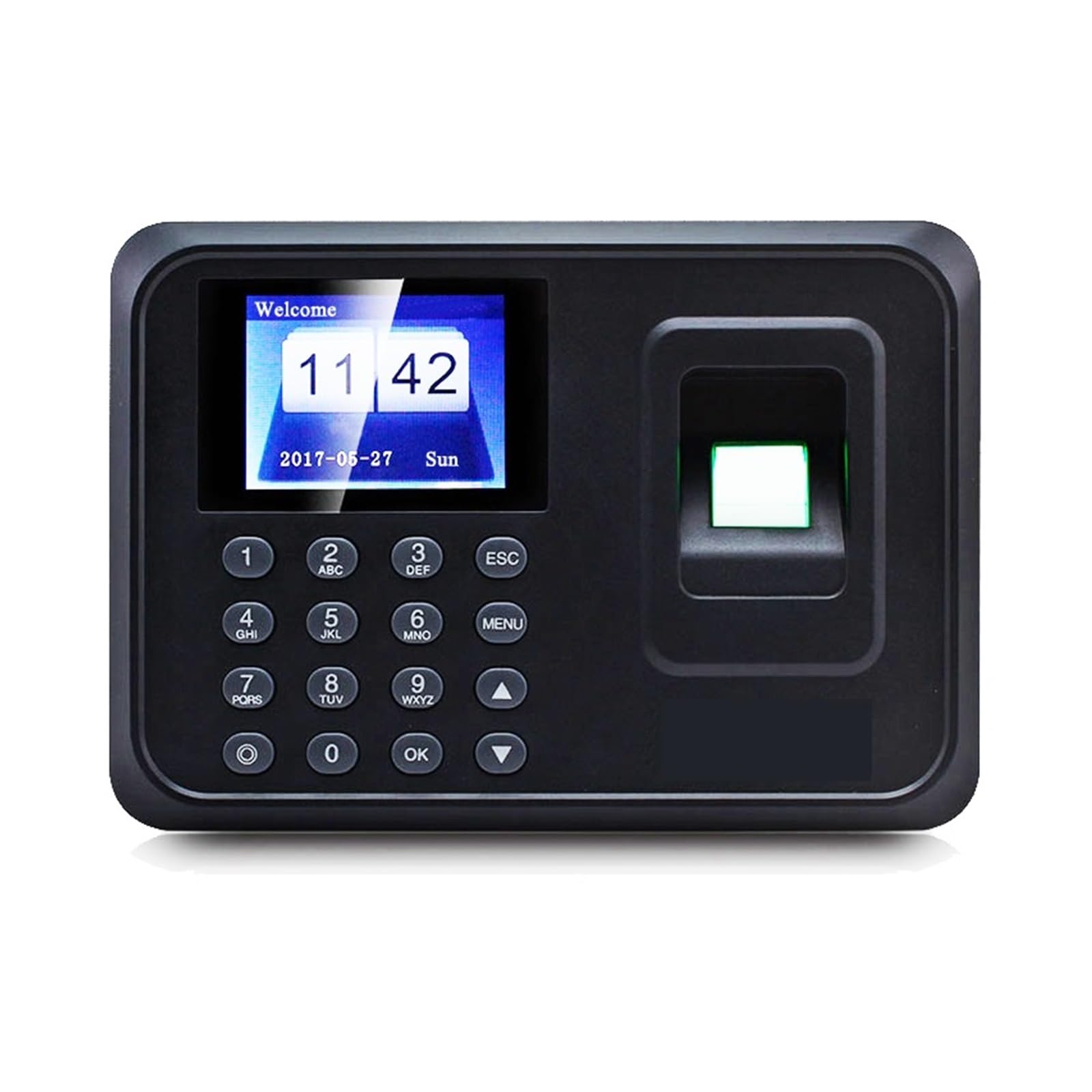 Timbratura Presenze Dipendenti, di macchina biometrica for la rilevazione e impronte digitali, tastiera for dipendenti, orologio elettrico, registratore dati USB