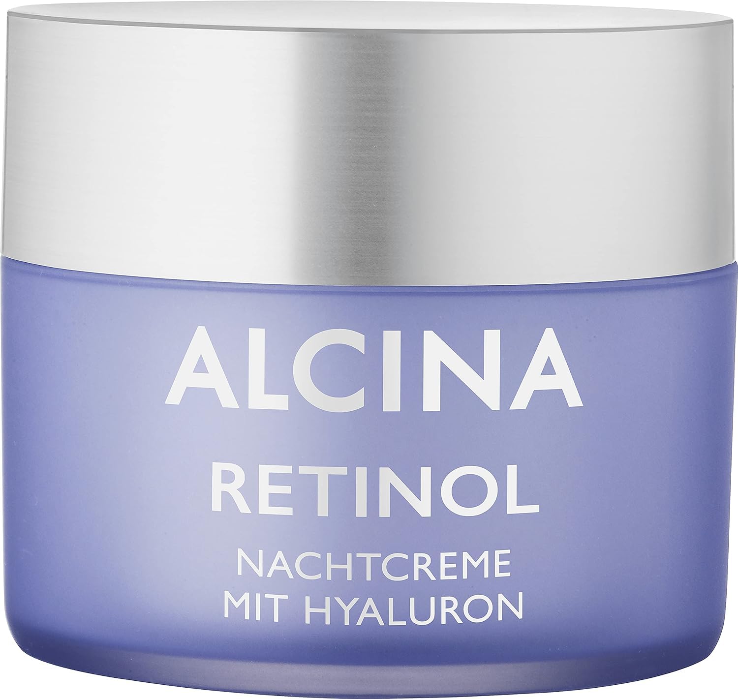 ALCINA Krem na noc z retinolem – 1 x 50 ml – intensywny, pielęgnujący krem do twarzy dla gładszej i jędrniejszej skóry – wspomaga regenerację komórek podczas snu – z kwasem hialuronowym i masłem shea