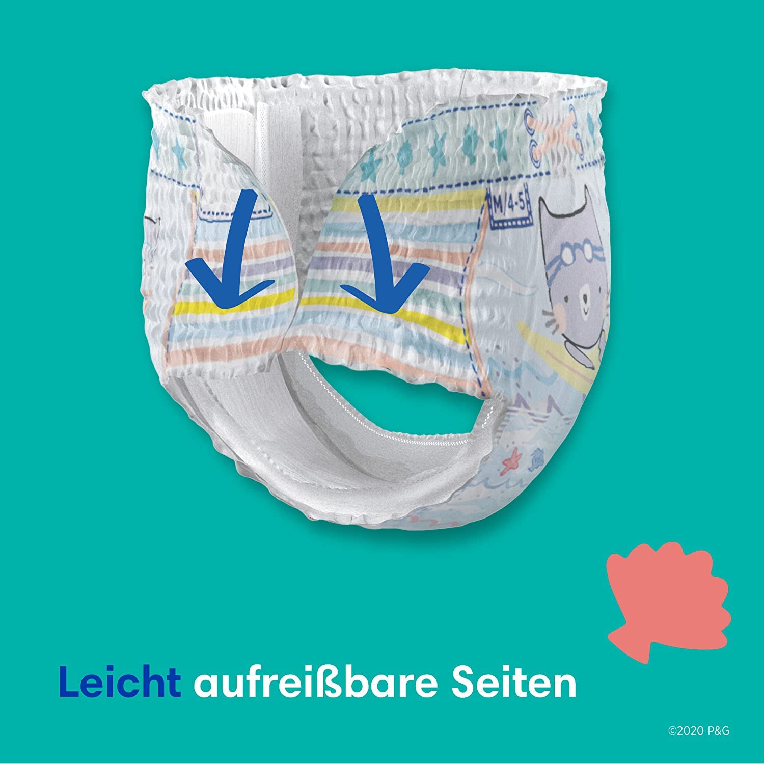 Pampers Schwimmwindel Set mit Splashers (Größe 5-6, 10 Schwimmwindeln) und Windeln Pants Größe 5 (12-17kg, 144 Stück) Premium Protection, Junior, MONATSBOX, Baby Erstausstattung Für Neugeborene