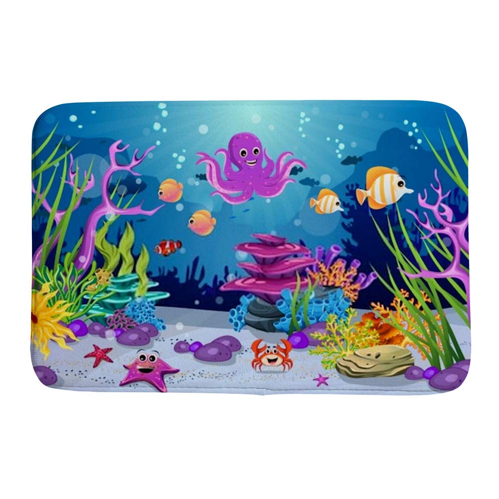 Tapis de salle de bain anti-glisse et doux pour corriger les sols froids