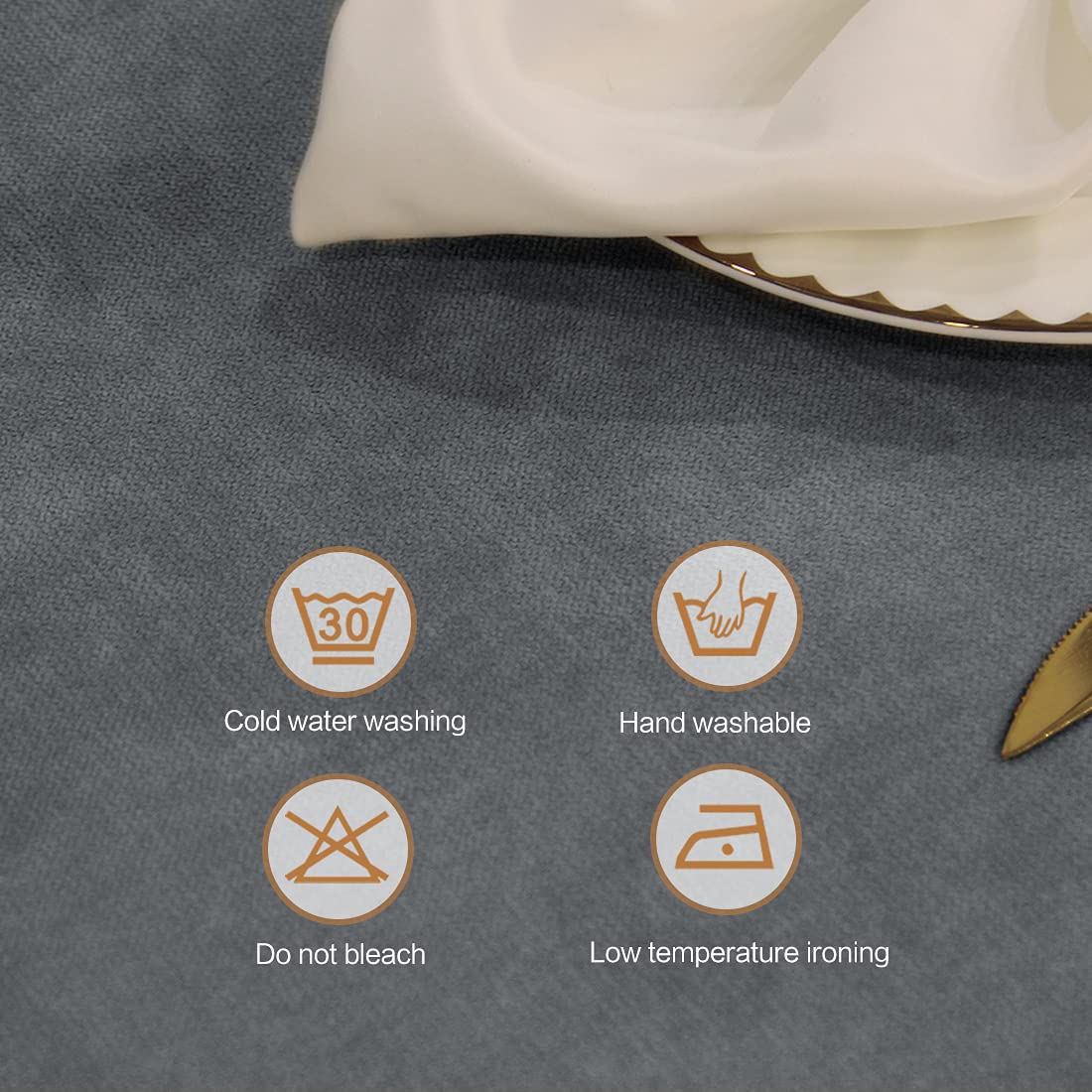 WAITER TREE Tovaglia Impermeabile Tovaglia Rettangolare in Microvelluto per Cucina Ristorante