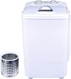 DMR Model No DMR 46-1218 Single Tub 4 star Portable Mini 4.6 Kg Washing Machine with 2 kg Steel Dryer Basket (White)