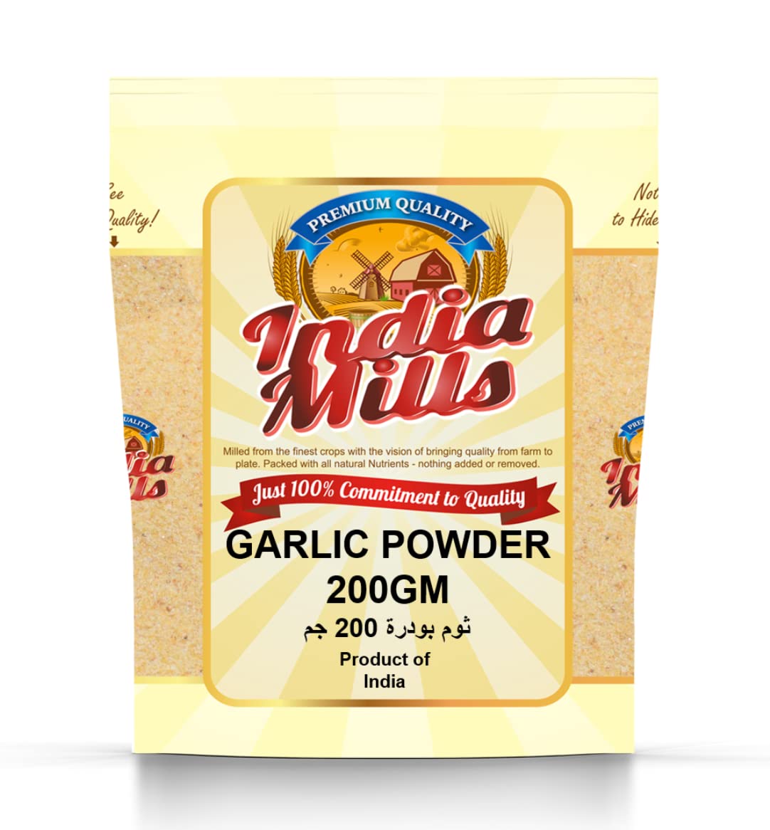INDIA MILLS Garlic Powder, 200 Gm