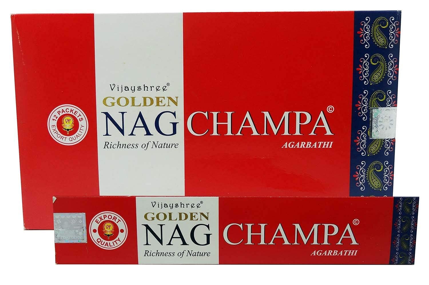 'Nag Chandan' Perfume Incense Sticks Sandalwood Agarbathi with 12 Packets of 15 Sticks Each (Contains :- 180 Incense Sticks Nag Chandan Incense 15 GM Each Box), Brown