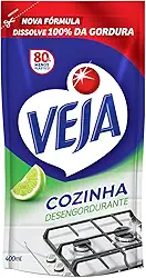 Veja Cozinha - Desengordurante Limão, Refil Econômico 400ml