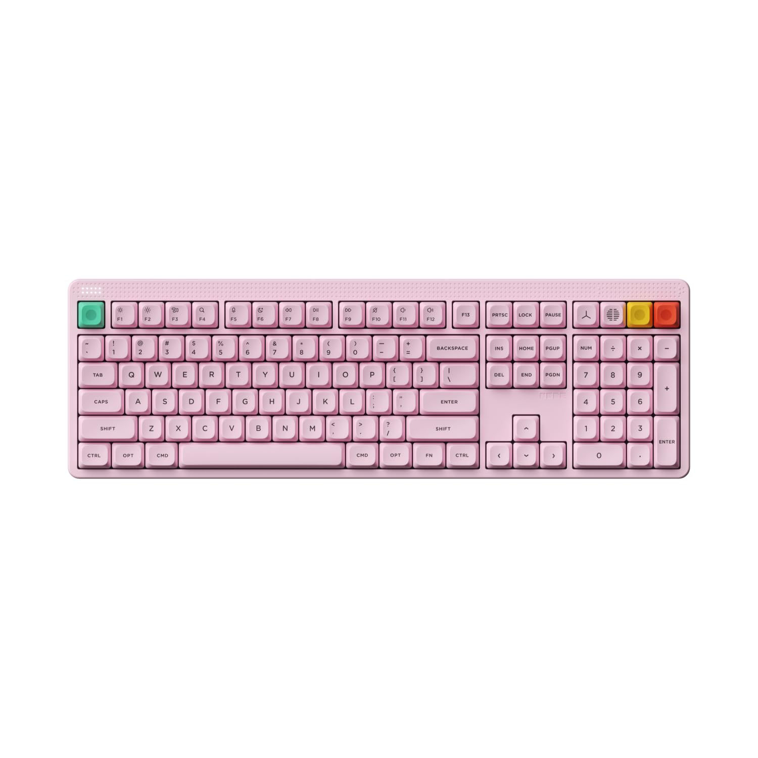nuphy Node100 Wireless Mechanical Keyboard, Hot Swappable Custom Bluetooth Keyboard, 109 Keys Computer Gaming Keyboards, Supports Touch Gestures, PBT Keycaps, RGB Backlit, Bluetooth/2.4GHz/USB-C