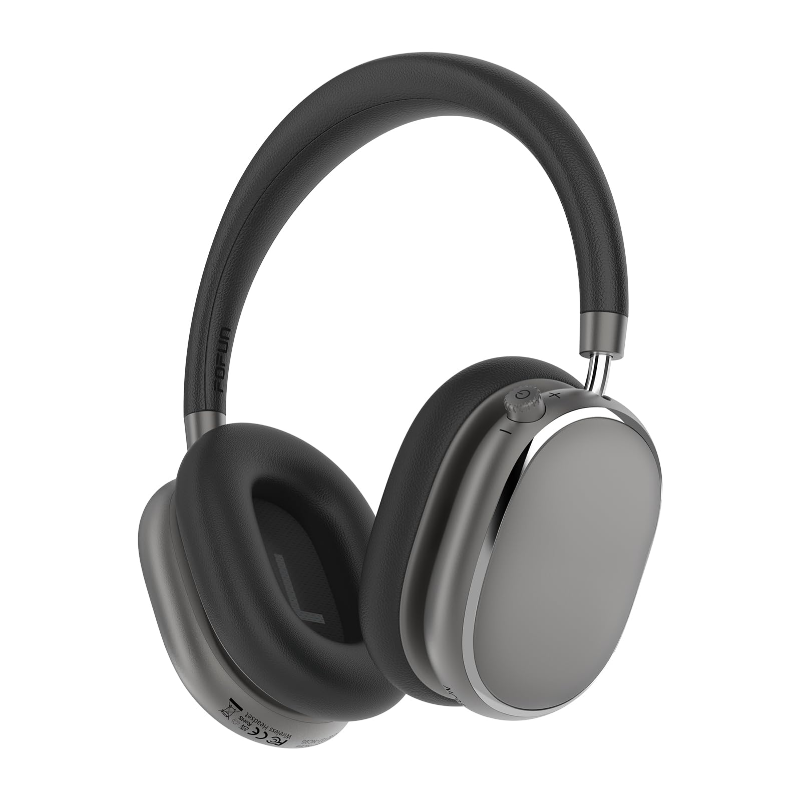 Photo 1 of FOFUN NC95 Hybrid Active Noise Cancelling Headphones with Knob Control, 120H Playtime Over Ear Headphones Wireless Bluetooth 6.0, App Control, Hi-Res Audio, Comfort Fit, Clear Calls for Travel/Workout