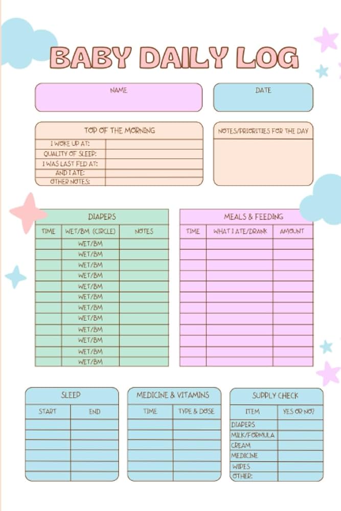 baby-s-daily-log-book-daily-tracker-for-newborn-s-feeding-sleep-diapers-activities-supplies-with-emergency-contacts-beginnings-beautiful-amazon-com-books for Free Printable Newborn Feeding And Diapering Chart Baby's Daily Log Book: Daily Tracker for Newborn's Feeding, Sleep, Diapers, Activities, Supplies with Emergency Contacts: Beginnings, Beautiful: Amazon.com: Books for Free Printable Newborn Feeding And Diapering Chart