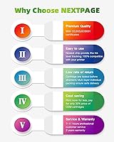 Vista 8 de NEXTPAGE SG400 Tinta de sublimación negra compatible con Sawgrass Virtuoso SG400 SG800 Ricoh Aifcio SG3100 SG3110 SG71000 Sawgrass Impresora