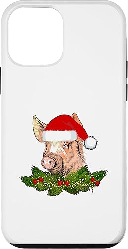 iPhone 12 mini Cute Pig Xmas Party Pig Lover Pig Owner Christmas Case