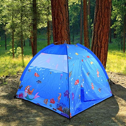 Tenda infantil, tenda de jogo de fibra de poliéster, estilo mar para crianças, crianças