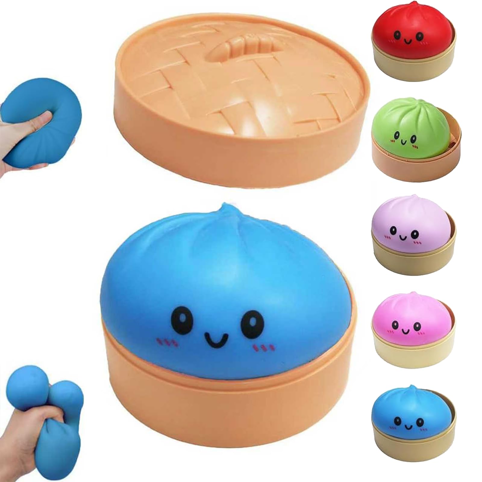 New 2026-Dumpling Squishies & Dumpling Squishy Mystery Box Squishy Dumpling (Purple) — view 14