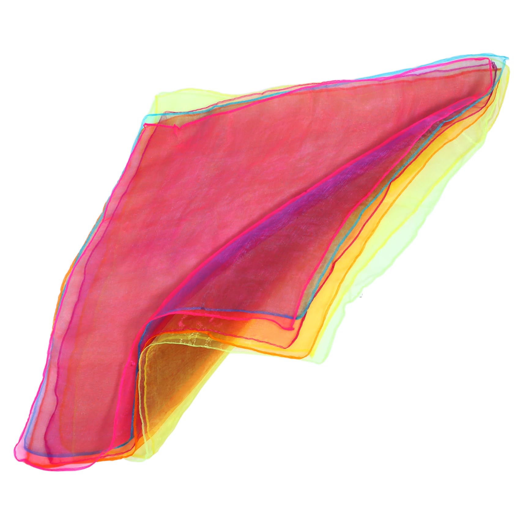 Abaodam 12pcs Kids Dance Scarves Juggling Scarves for Performance Solid Color Small Size Decorative Props