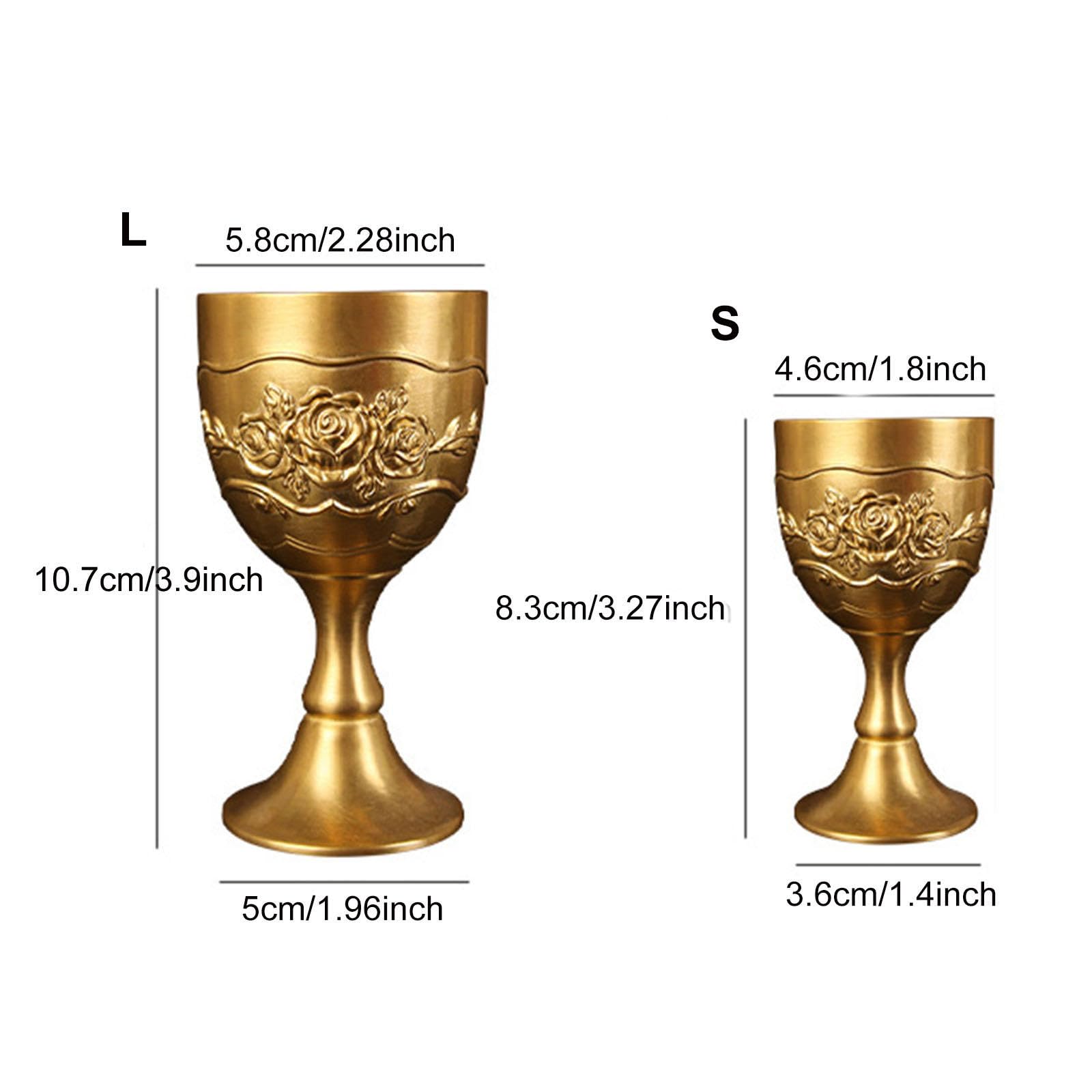 レア Alchemy Gothic ゴブレット 聖杯 インテリア Amazon.co.jp: UPQRSG 聖杯ゴブレット、エンボス加工フラワー