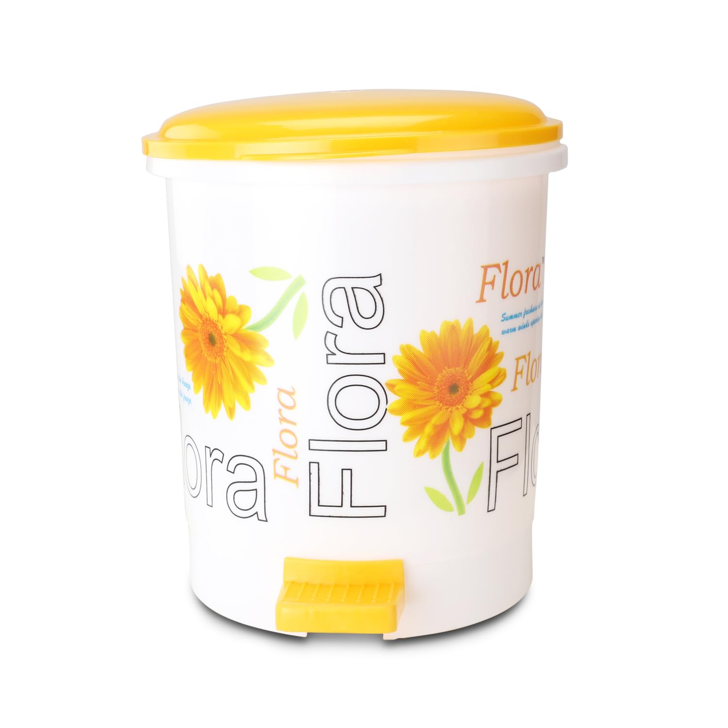 Nayasa Waste Paper No. 427|Table Top Multi Purpose Dustbin With Lid|Waste Paper Bin|Plastic Pedal Waste Bin|Ideal For Home/Kitchen/Office| L 15.5, B 19, H 18 cm, Yellow (B0CCVRQ8L3) Amazon Price History, Amazon Price Tracker