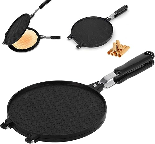 Miniatura 5 de Fdit Máquina para hacer gofres, molde para hornear rollos de huevos, sartén para hornear con cono de gofres, máquina de tortilla crujiente para