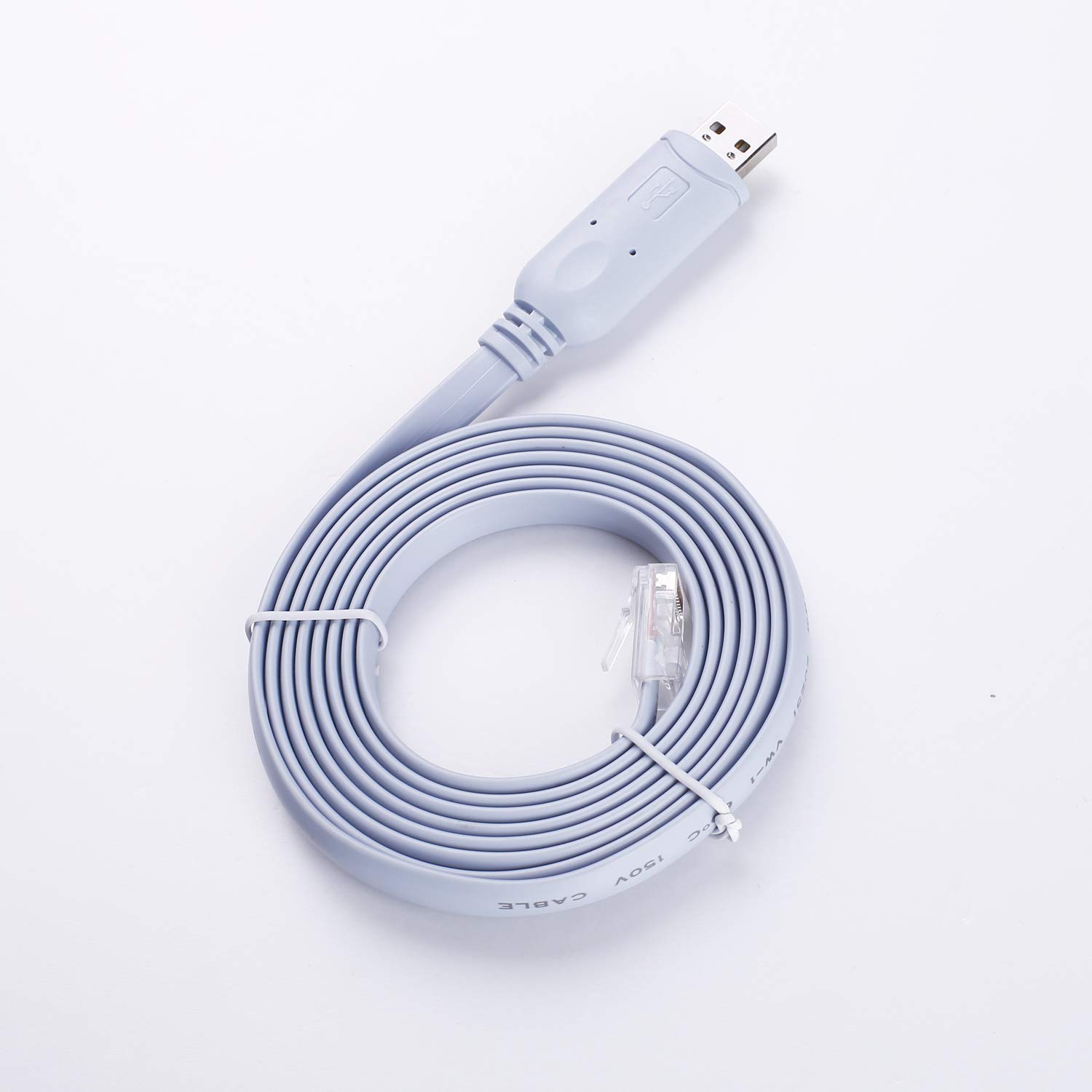 USB Console Cable FTDI USB to RJ45 Serial Cable for Cisco,NETGEAR,Ubiquity, LINKSYS, Huawei,H3C Routers/Switches, 12 FT