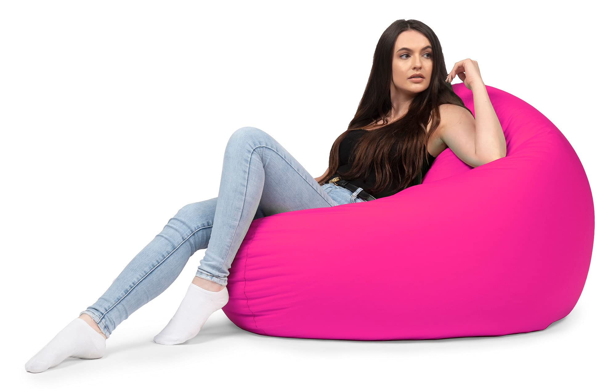 Aiire Pouf Salon Moderne Avec Remplissage - Pouffe Interieur Pour