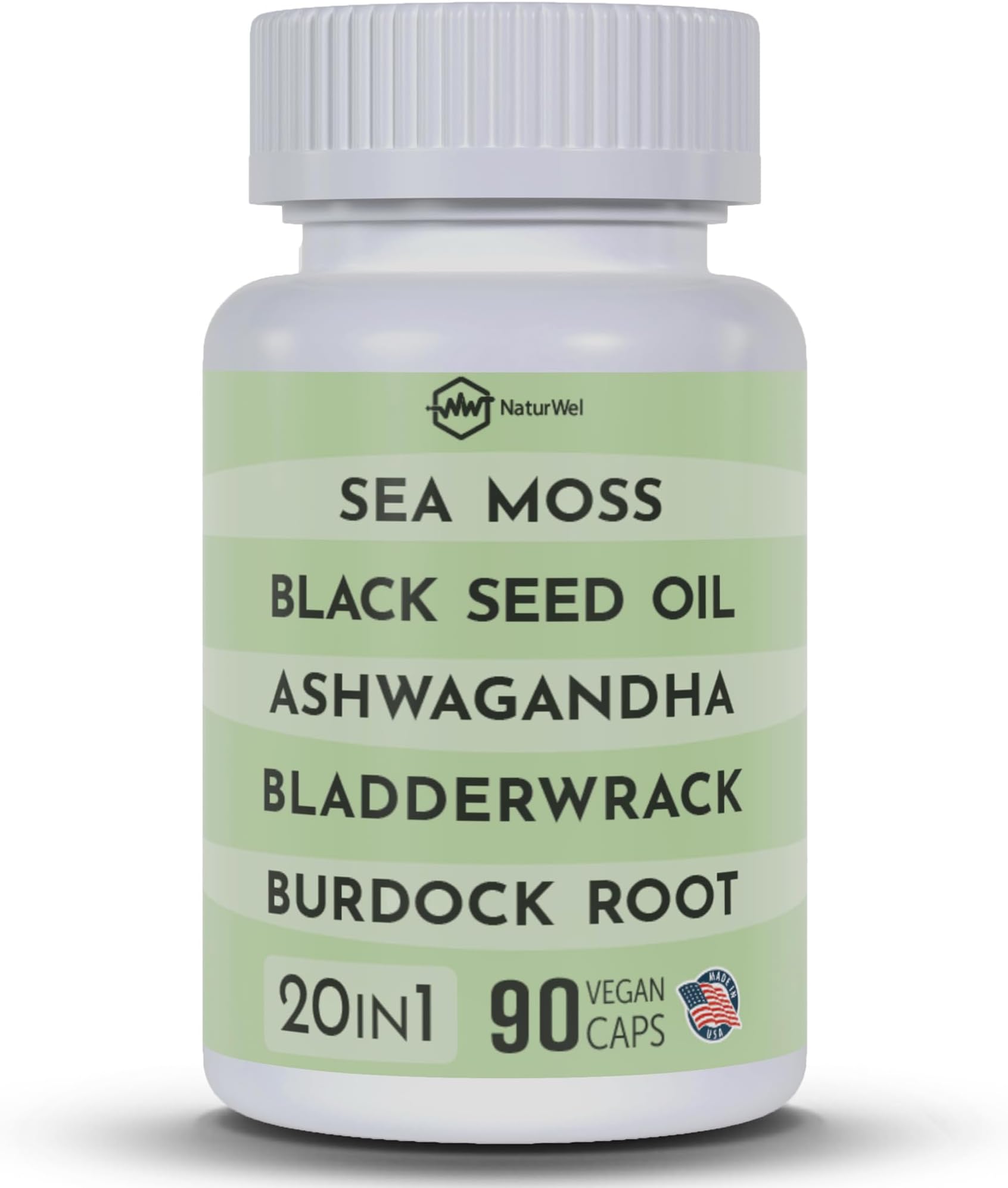 Natural Heals Sea Moss 3000mg Black Seed Oil 2000mg