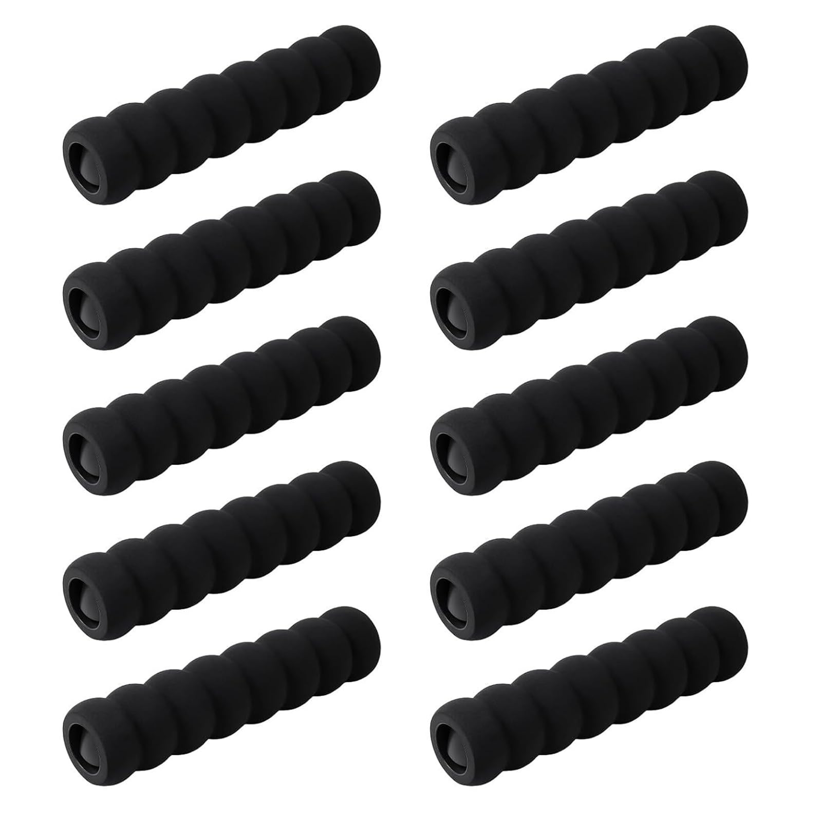 10 Units Door Knob Shock Absorbers High Elasticity Silicone Guards Child Door Buffer Set for Furniture Handle Guard