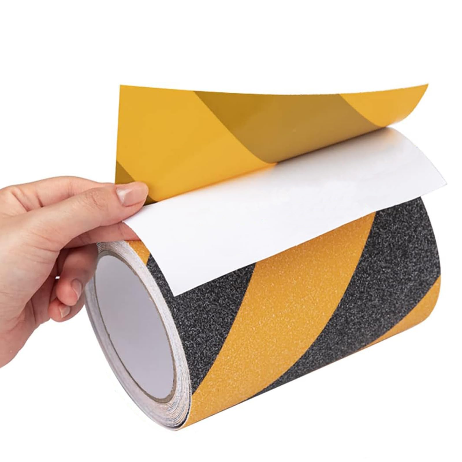 XZRDINGJIE Anti Slip Tape, Hazard Warning Grip Tape, Non Skid Safety Warning Tape Strong Grip Abrasive - Image 2