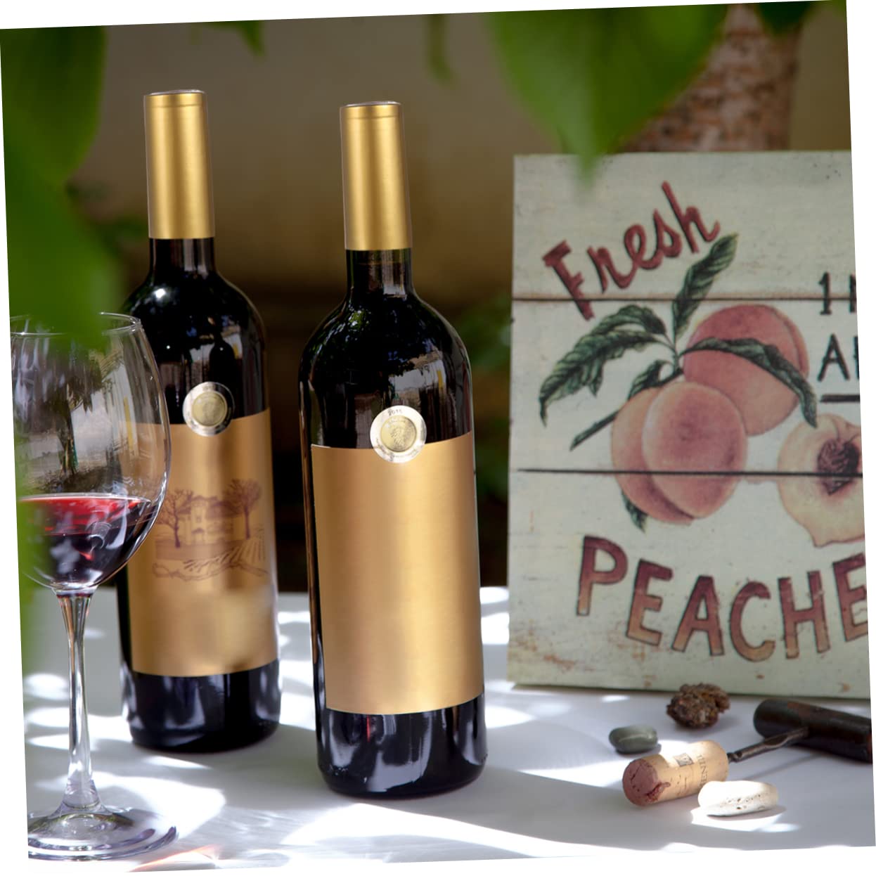 OFFSCH Heat Shrink Film Sealing Wine Bottle Seal Wine Bottle Sealer for Winery Restaurant Home 100pcs