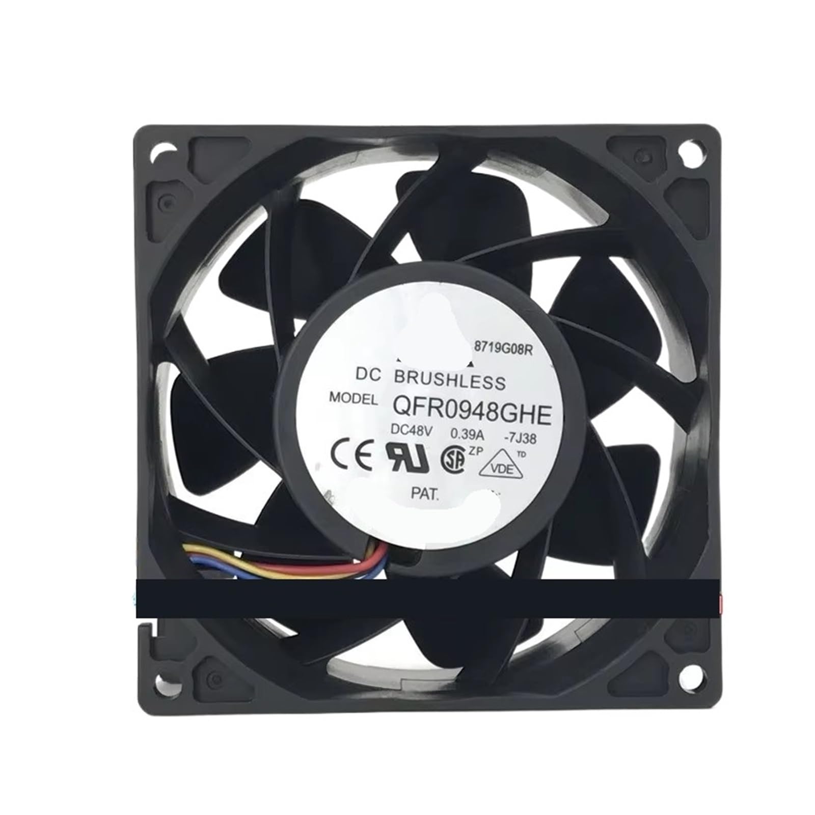 Fcarumiqp One Color Qfr0948ghe 48V 0.39A 92 * 38Mm 9Cm 4-Wire Cooling Fan