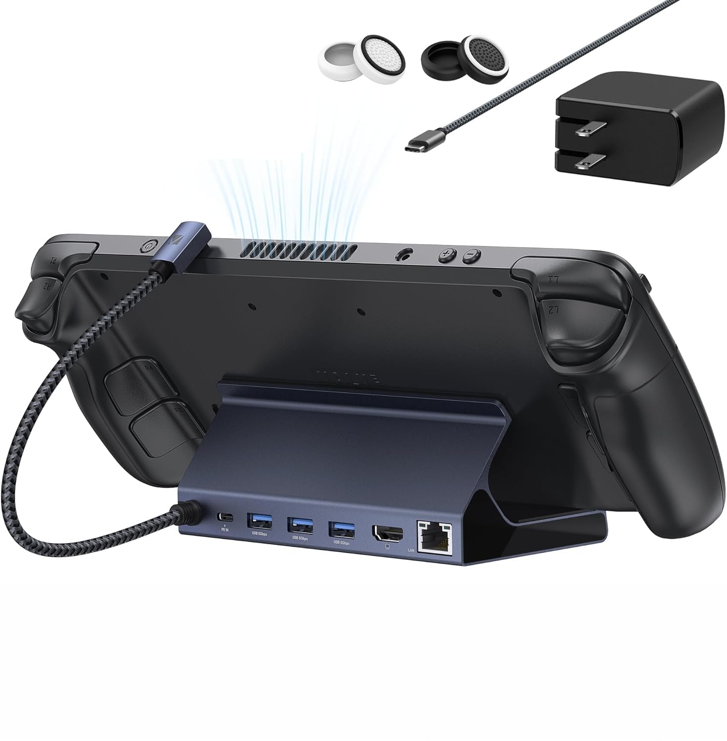 Amazon.com: iVANKY 4K@144Hz Steam Deck Dock, 8-in-1 Docking