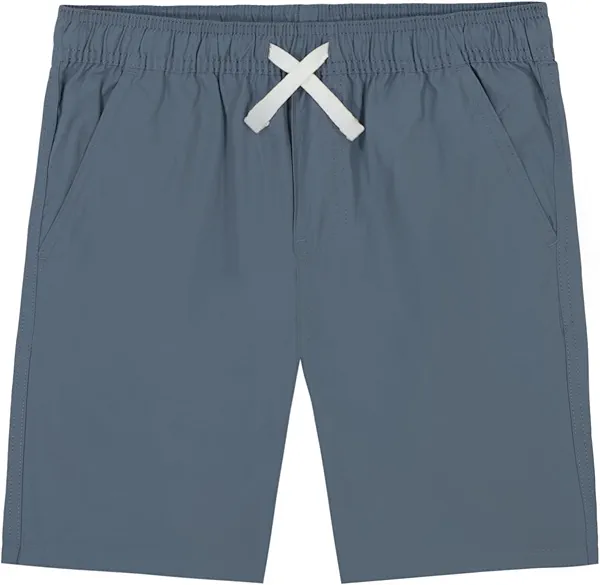 Lucky Brand Boys' Pull-on Twill Shorts, Drawstring Closure
