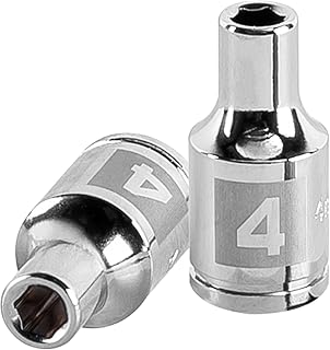 Truper 13166 / D-4704M - 4 mm 6-point Socket, 1/4