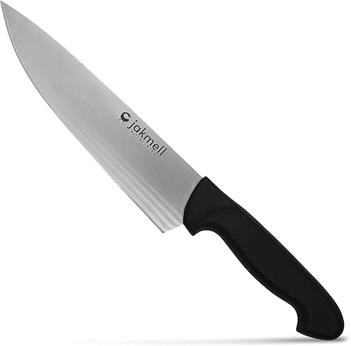 Cuchillo de chef de 8 pulgadas, cuchillo de cocina grande de acero inoxidable con mango duradero