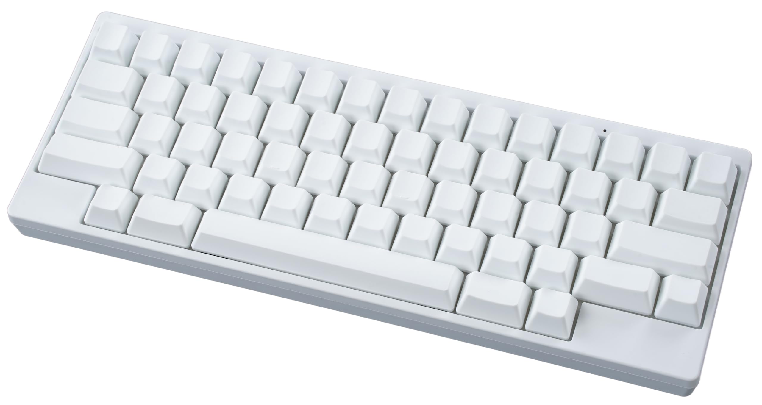 HHKB Professional Hybrid Type-S Snow Keyboard, biała, bezprzewodowa mechaniczna 60% kompaktowa klawiatura, przenośna, ciche przełączniki, Bluetooth i USB-C, pusta klawiatura