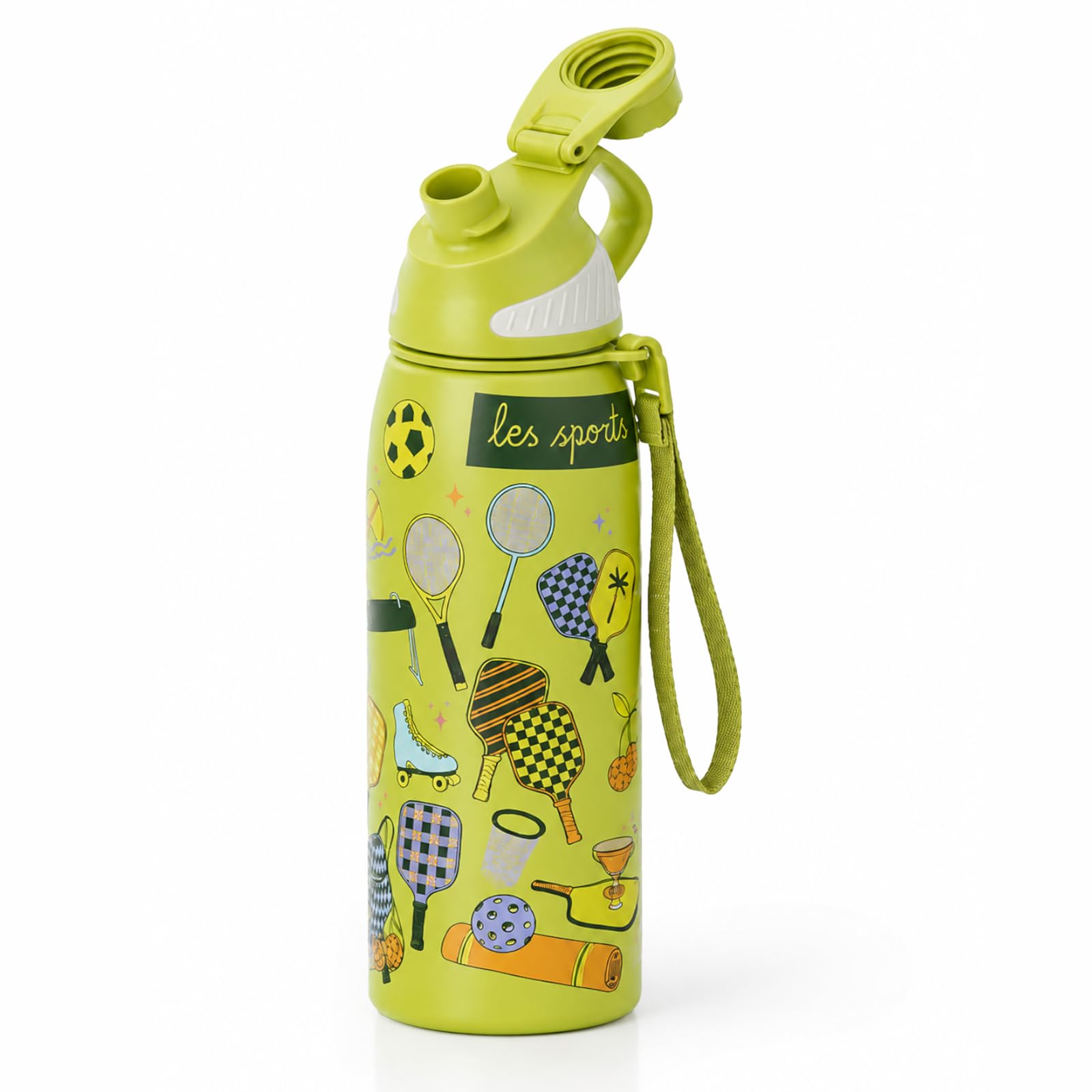 32 oz Insulated Stainless Steel Water Bottle No Straw Magnetic Lid