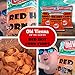 Old Vienna of St. Louis Snacks (Red Hot Corn Chips Hot Barbecue, 8 oz 3 Pack)