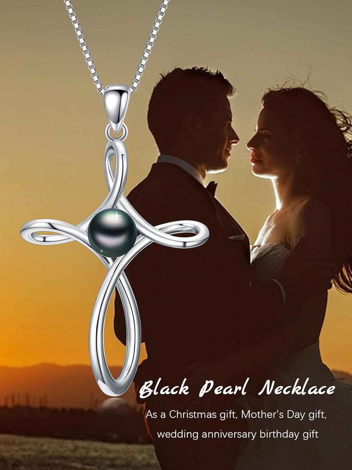 Tahitian Black Pearl Necklace - Image 6