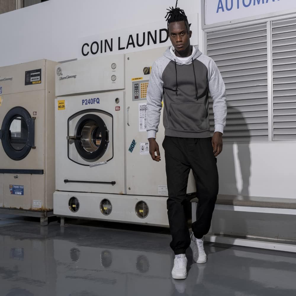 TOLOER Pullover Hoodie Men Blend Fleece Long Sleeve Sweatshirt with Kangaroo Pockets - Image 2