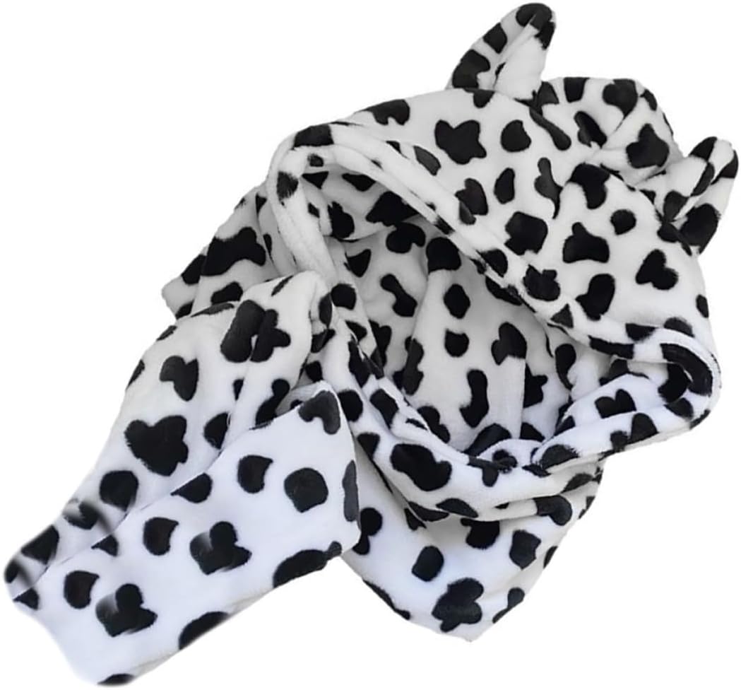 Fashionable 3 in 1 Warm Hat Delicate Plush Winter Hat for Girl