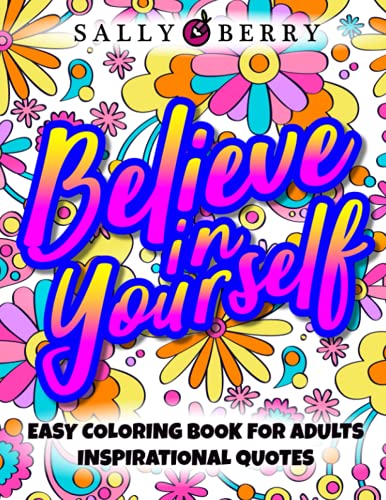Easy Coloring Book for Adults Inspirational Quotes amazon.com wishlist