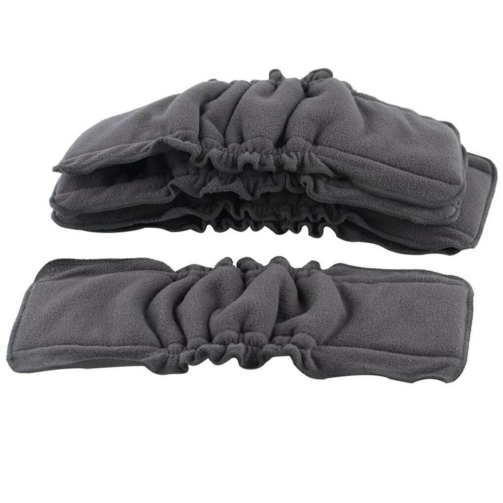Lot de 10 couches lavables pour bébé couches de poche lavables inserts de remplacement confortables doublures portables nuit bébé
