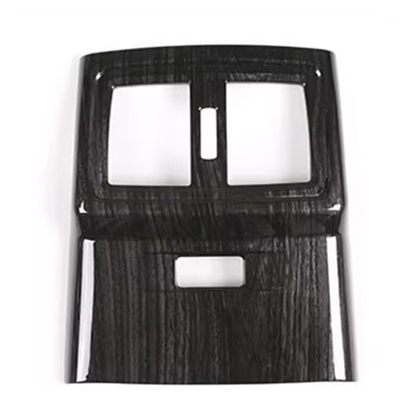for BMW for X1 F48 for X2 F47 2016-2021 Car Rear Row Air Conditioner Air Outlet Frame Decorative Sticker Car Interior Mouldings(C-Black Wood Grain)