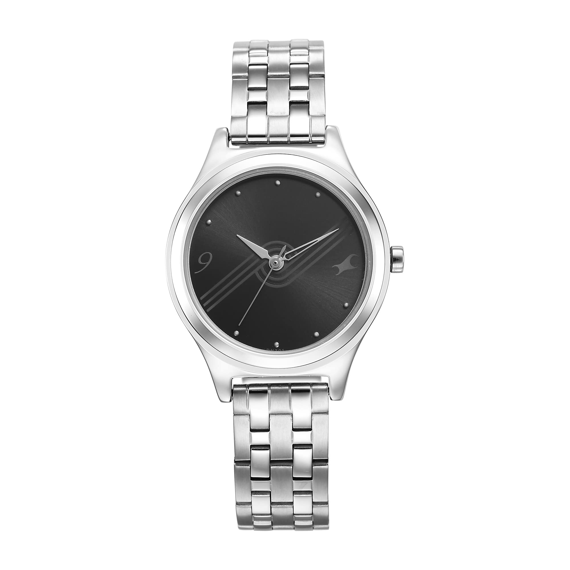 Fastrack Stunners Black Dial Metal Strap Analog Watch for Girls-NS6152SM06 (B0C1C1WRTB) Amazon Price History, Amazon Price Tracker